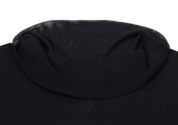 PLEATS PLEASE A-POC Cutting Mesh Drape Neck T Shirt K-170914_005