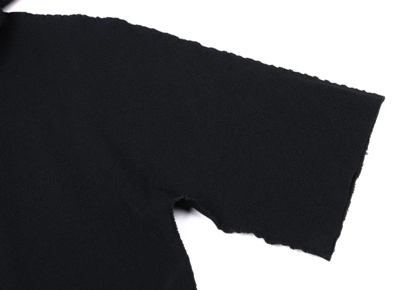 PLEATS PLEASE A-POC Cutting Mesh Drape Neck T Shirt K-170914_007