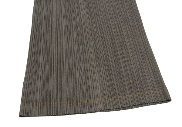 PLEATS PLEASE Denim Transfer Stitch Skirt K-170916_007