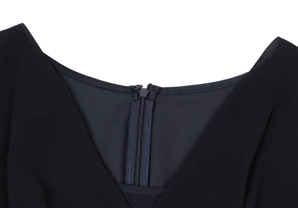 ISSEY MIYAKE 24 Pleated Switching Sleeveless Dress K-170918_004
