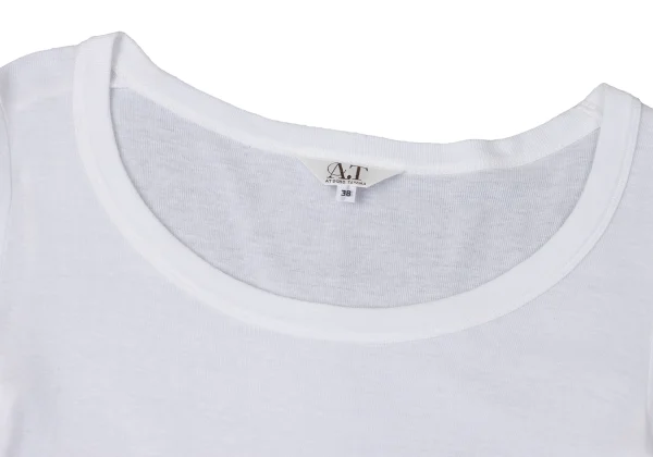 A.T ATSURO TAYAMA Rayon Cotton Rib T Shirt K-170920_003