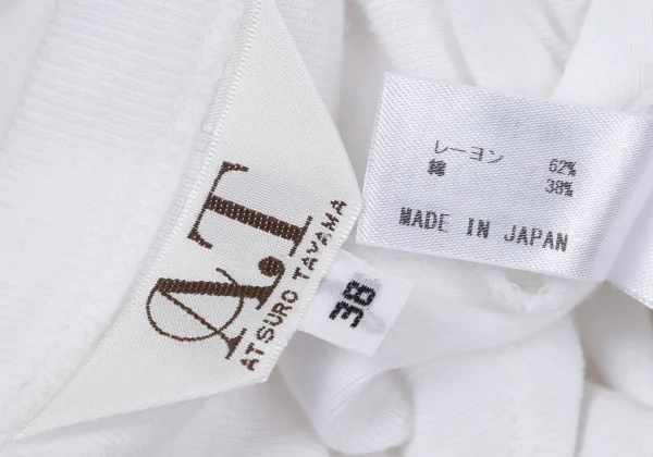 A.T ATSURO TAYAMA Rayon Cotton Rib T Shirt K-170920_015