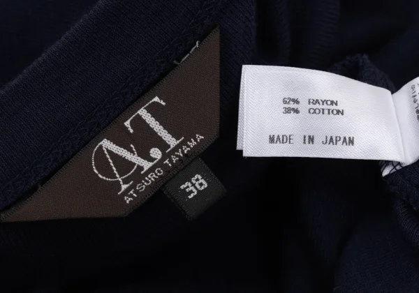 A.T ATSURO TAYAMA Rayon Cotton Rib T Shirt K-170921_010