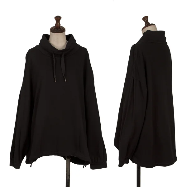 A.T ATSURO TAYAMA Drawstring Turtleneck Sweatshirt Black 36 K-170922_001