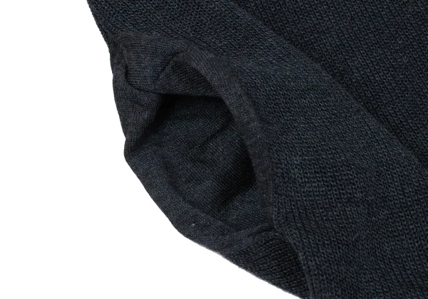 A.T ATSURO TAYAMA Rayon Poly Hooded Long Knit Cardigan K-170923_009