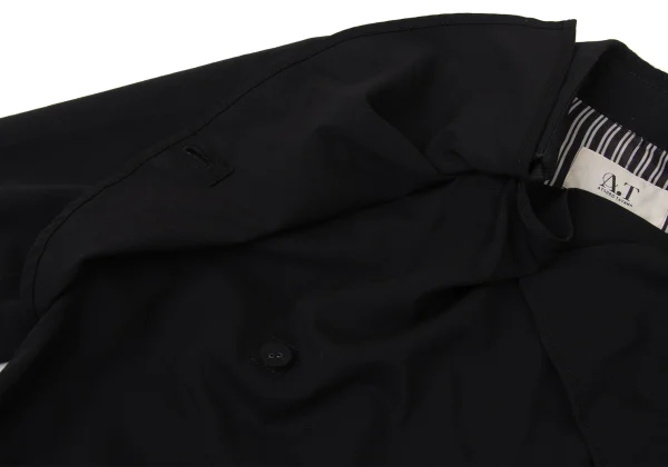 A.T ATSURO TAYAMA Poly Rayon Drape Belted Coat K-170924_007