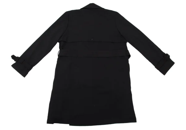 A.T ATSURO TAYAMA Poly Rayon Drape Belted Coat K-170924_014
