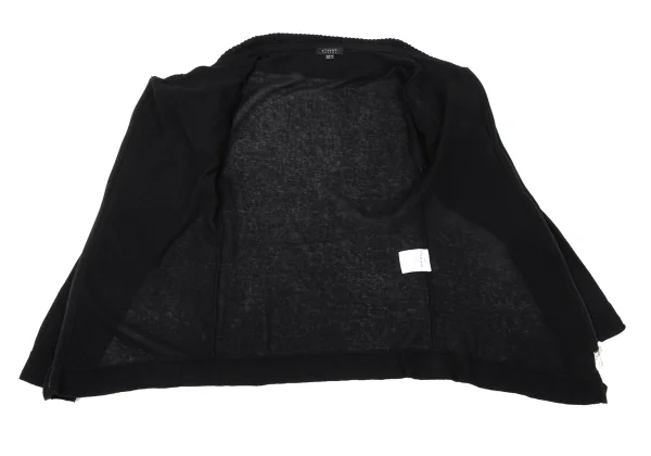 ATSURO TAYAMA Linen Cotton Double Zip Drape Knit K-170925_012