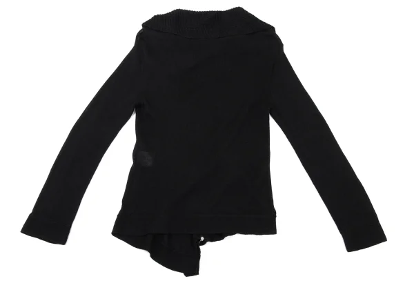 ATSURO TAYAMA Linen Cotton Double Zip Drape Knit K-170925_013