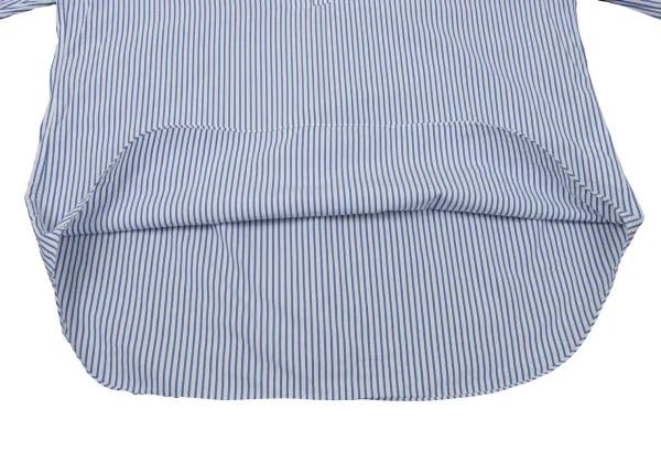 COMME des GARCONS HOMME PLUS Striped Pullover Band-collar Shirt K-170927_012