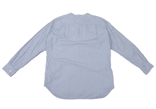 COMME des GARCONS HOMME PLUS Striped Pullover Band-collar Shirt K-170927_013
