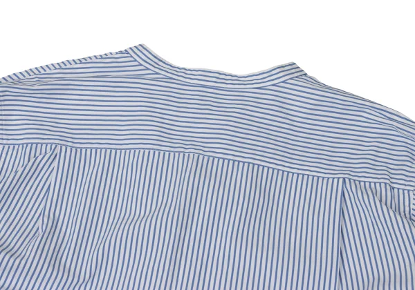 COMME des GARCONS HOMME PLUS Striped Pullover Band-collar Shirt K-170927_014