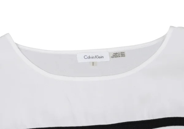 Calvin Klein Striped Knit Switching Dolman Blouse K-170930_004