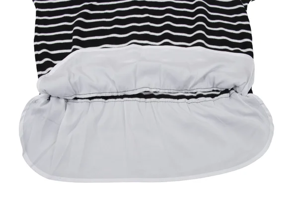 Calvin Klein Striped Knit Switching Dolman Blouse K-170930_010
