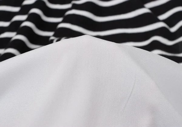 Calvin Klein Striped Knit Switching Dolman Blouse K-170930_013