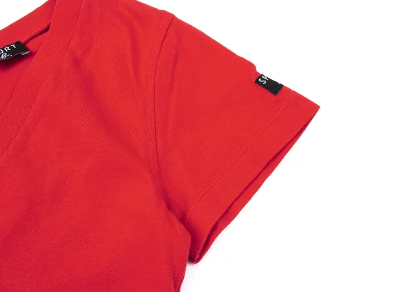 agnes b. SPORT Line Patch V-neck T-shirt K-170932_003