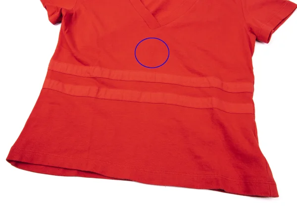 agnes b. SPORT Line Patch V-neck T-shirt K-170932_005