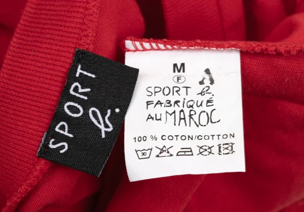 agnes b. SPORT Line Patch V-neck T-shirt K-170932_013