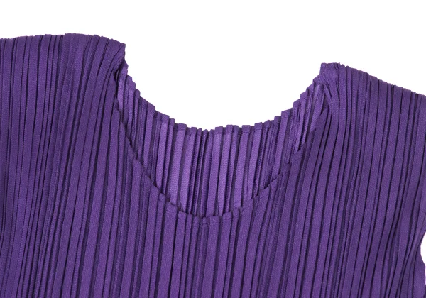 PLEATS PLEASE Pleats Drape Flare Sleeveless Dress K-170937_004
