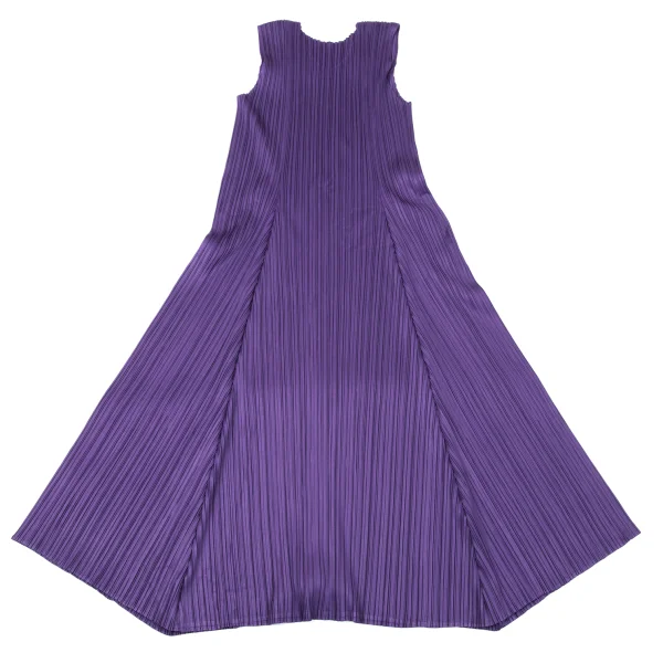 PLEATS PLEASE Pleats Drape Flare Sleeveless Dress K-170937_008