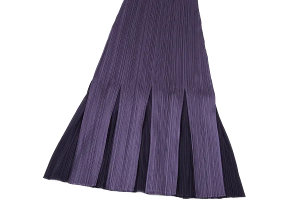 PLEATS PLEASE Hem Mesh Switching Sleeveless Dress K-170938_008