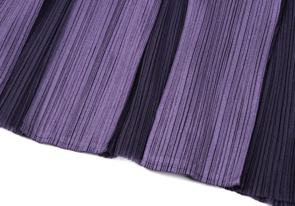 PLEATS PLEASE Hem Mesh Switching Sleeveless Dress K-170938_009