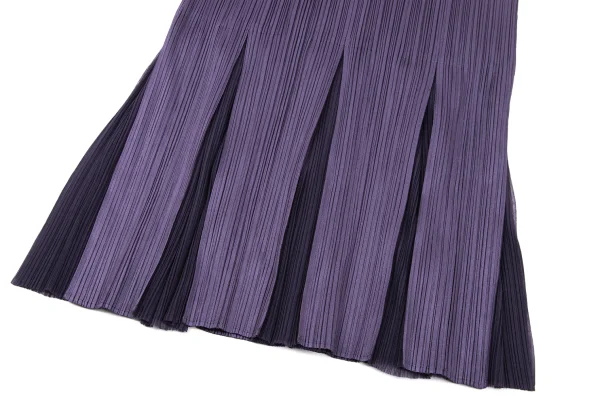 PLEATS PLEASE Hem Mesh Switching Sleeveless Dress K-170938_012