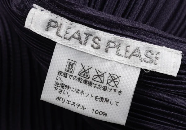 PLEATS PLEASE Hem Mesh Switching Sleeveless Dress K-170938_016