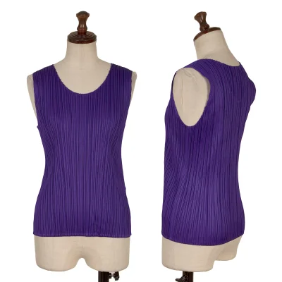 PLEATS PLEASE Pleated Tank Top