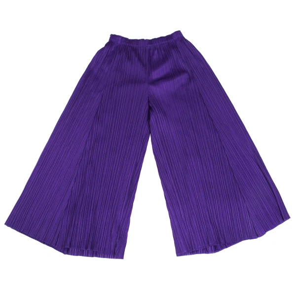 PLEATS PLEASE Pleated Switching Wide Pants Purple 3 K-170944_001