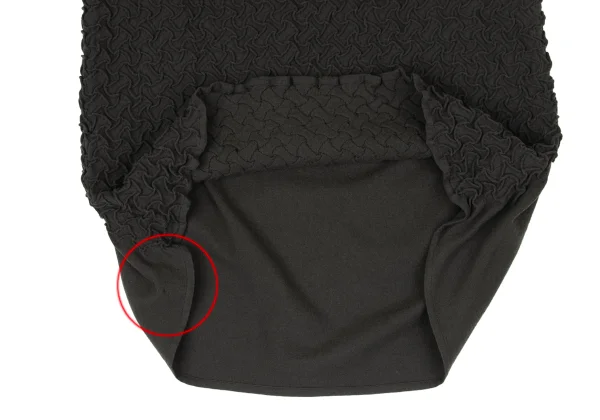 ISSEY MIYAKE Wool Geometric Tuck Turtle Neck Top K-170948_008
