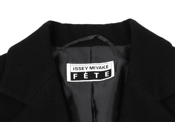ISSEY MIYAKE FETE Pleats Switching Wool Jacket K-170952_004
