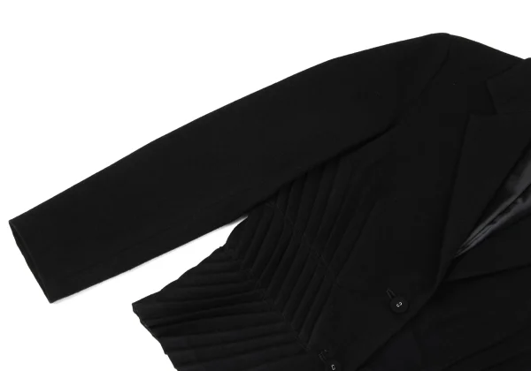 ISSEY MIYAKE FETE Pleats Switching Wool Jacket K-170952_005