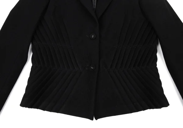 ISSEY MIYAKE FETE Pleats Switching Wool Jacket K-170952_007
