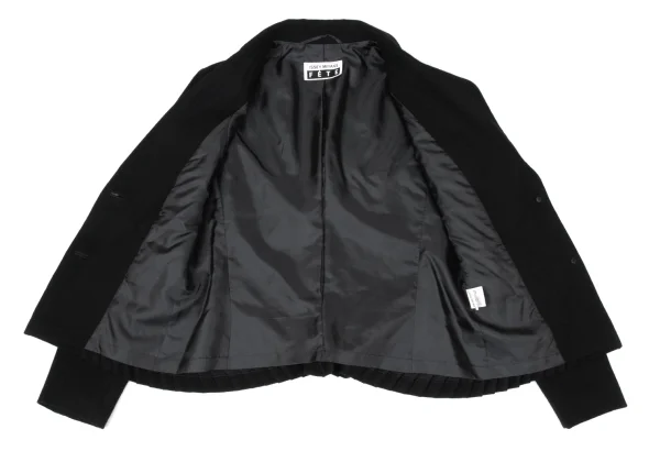 ISSEY MIYAKE FETE Pleats Switching Wool Jacket K-170952_010