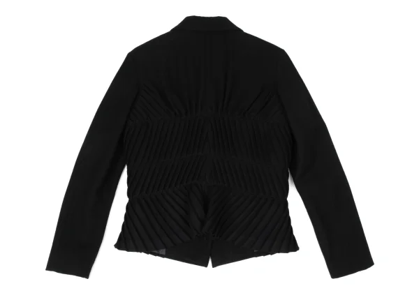 ISSEY MIYAKE FETE Pleats Switching Wool Jacket K-170952_011