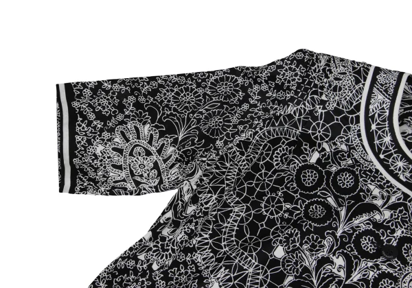 LEONARD Graphic Print Short Sleeve Cardigan K-170955_007