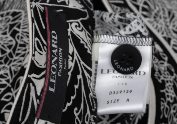 LEONARD Graphic Print Short Sleeve Cardigan K-170955_017