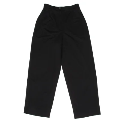 LEONARD Acetate Poly Waist Logo Embroidery Pants