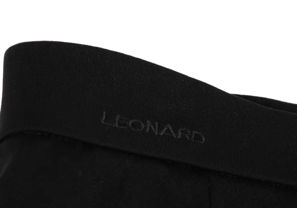 LEONARD Acetate Poly Waist Logo Embroidery Pants K-170956_006