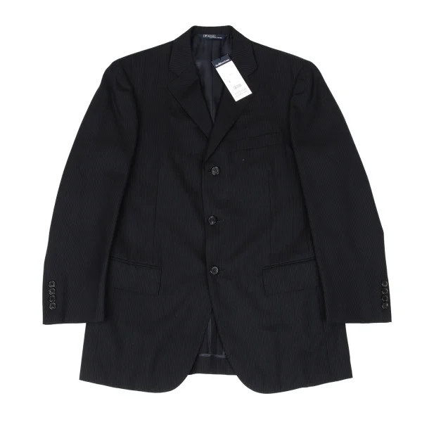 POLO by Ralph Lauren Wool Striped Tailored Jacket Black,Navy A6 K-170960_001