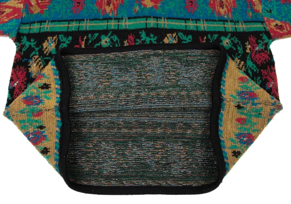KENZO Shoulder Button Native Pattern Jacquard Knit Sweater K-170963_011