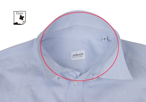 ARMANI COLLEZIONI Checker Long Sleeve Shirt K-170966_005