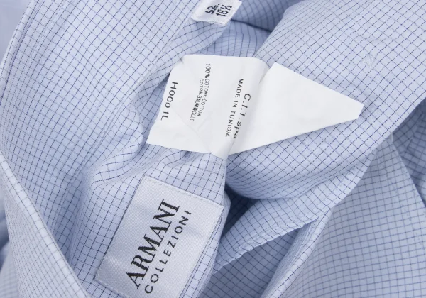 ARMANI COLLEZIONI Checker Long Sleeve Shirt K-170966_015