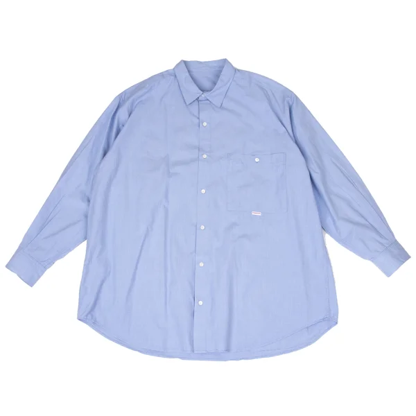 Papas Puppytooth Cotton Shirt Blue L K-170967_001