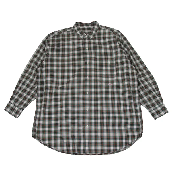 Papas Checker Long Sleeve Shirt Green,Brown L K-170969_001
