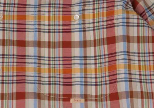 Papas Check Cotton Shirt K-170971_004