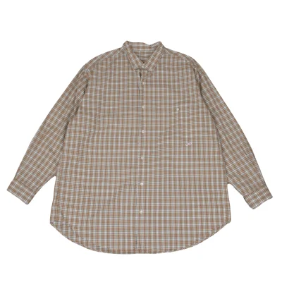 Papas Checked Button-down Cotton Shirt
