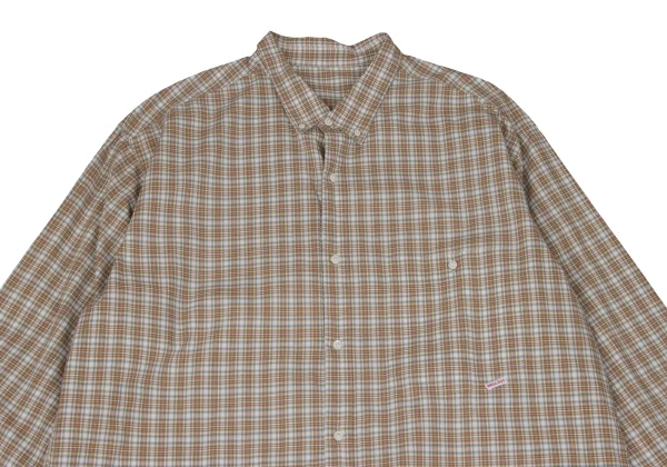 Papas Checked Button-down Cotton Shirt K-170972_002