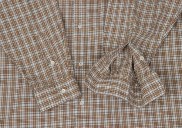 Papas Checked Button-down Cotton Shirt K-170972_007